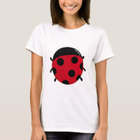 Camiseta Gráfica de Joaninha Fofa