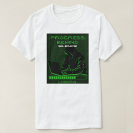 Camiseta Gráfica de Laptop de Hacker Carregando