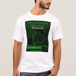 Camiseta Gráfica de Laptop de Hacker Carregando