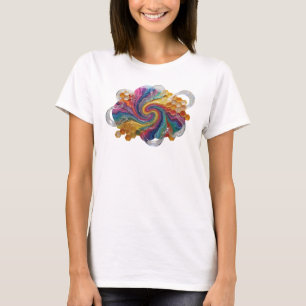 Camiseta Gráfica de Laranja MODERNA com REDOEMOINH