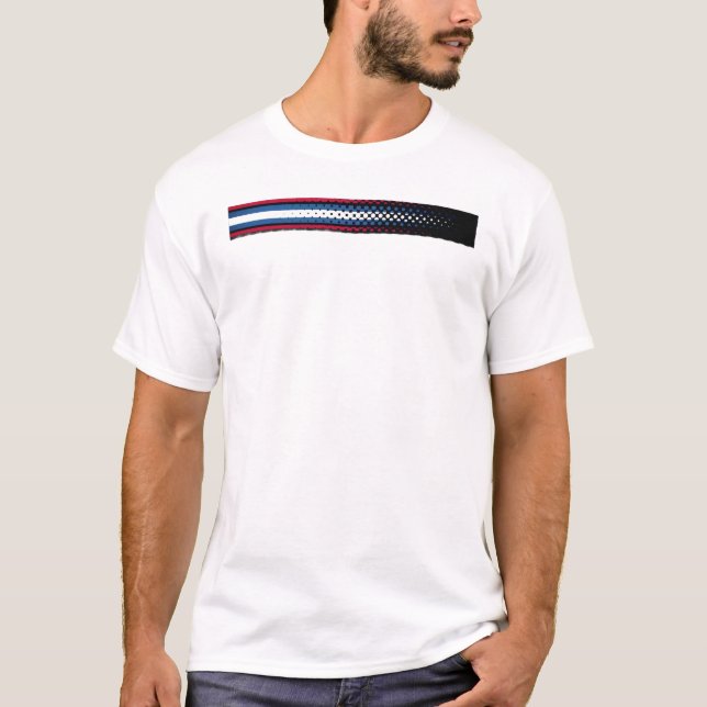 Camiseta Gráfica de Listra com Gradiente Minimalis (Frente)