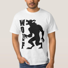 Camiseta Gráfica de Lobisomem