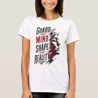 Camiseta Gráfica de Mentalidade Motivacional para