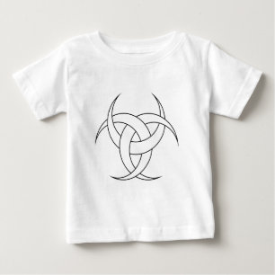 Camiseta Gráfica de Nó Tribal para Bebê