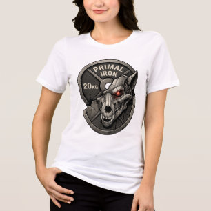 Camiseta Gráfica de Placa de Peso da Academia do L