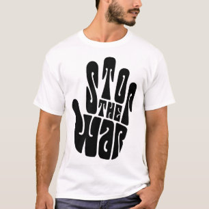 Camiseta Gráfica de Protesto pela Paz