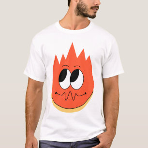 Camiseta Gráfica de Punção Divertida – Ervilha de