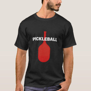 Camiseta Gráfica de Raquete de Pickleball Engraçad