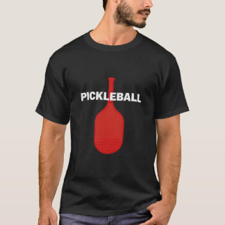 Camiseta Gráfica de Raquete de Pickleball Engraçad