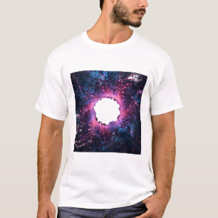 Camiseta Gráfica de Remoinho de Nebulosa Cósmica V