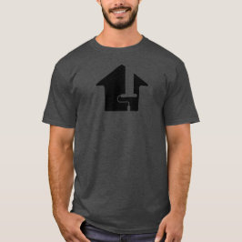 Camiseta Gráfica de Rolo de Pintura para Casa Mini