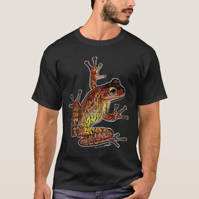 Camiseta Gráfica de Sapo Grande Virginia Wright (Frente)