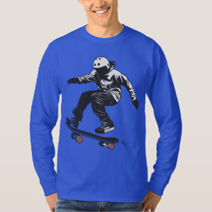 Camiseta Gráfica de Skate Jump – Streetwear Urbano