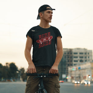 Camiseta Gráfica de Streetwear de Skate Ride or Sl
