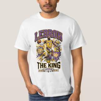 Camiseta Gráfica de Streetwear do Basquete Rei Jam