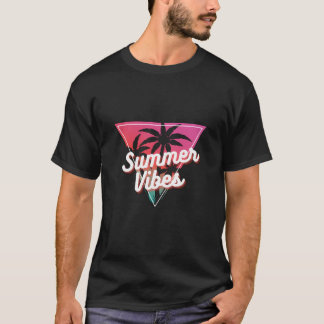Camiseta Gráfica de Summer Vibes - Trendy Tropical
