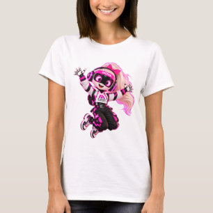 Camiseta Gráfica de Tecnologia Kawaii NOVA Robô Ro