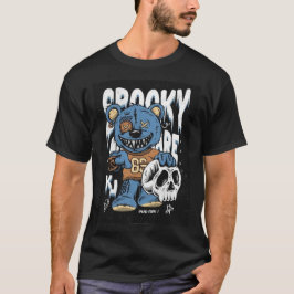 Camiseta Gráfica de Teddy Assustador de Halloween
