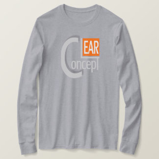 Camiseta Gráfica de Tipografia Conceito Claro