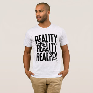 Camiseta Gráfica de Tipografia Realidade Distorcid