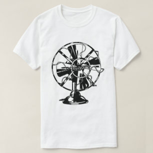 Camiseta Gráfica de Ventoinha Elétrica Vintage – A