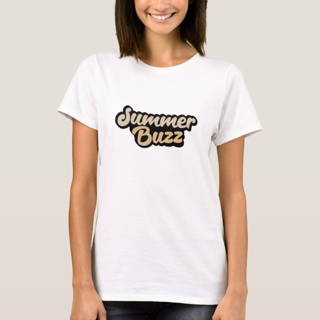 Camiseta Gráfica de Verão Fofa - Presente de Féria (Frente)