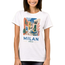 Camiseta Gráfica de Viagem do Distrito Artístico d