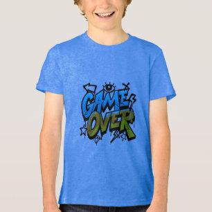 Camiseta gráfica de videogame para meninos