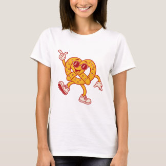 Camiseta Gráfica Divertida – Dança do Pretzel