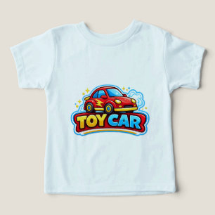 Camiseta Gráfica Divertida de Carro de Brinquedo p