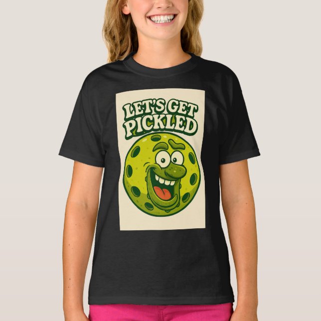 Camiseta gráfica divertida de Pickleball (Frente)