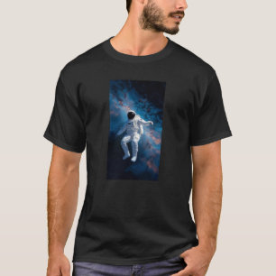 Camiseta Gráfica do Astronauta Flutuante da Nebulo