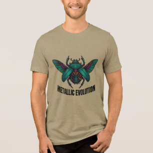Camiseta Gráfica do Besouro Cibernético Evolução M