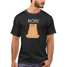 Camiseta Gráfica do Gato Não Engraçado