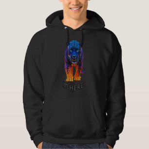 Camiseta Gráfica do Pantera Negra "Estou Aqui"