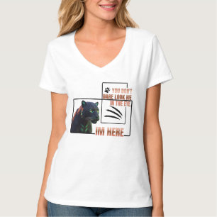 Camiseta Gráfica do Pantera Negra "Estou Aqui"