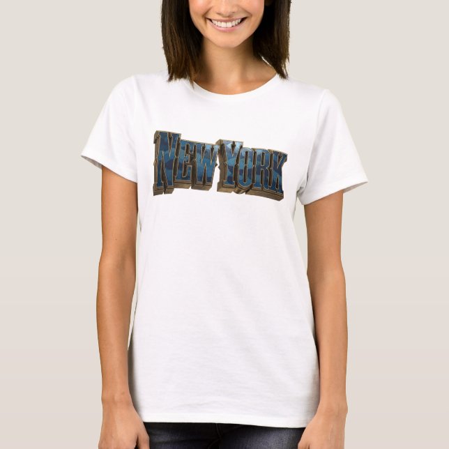 Camiseta Gráfica Dynamic Navy NEW YORK (Frente)