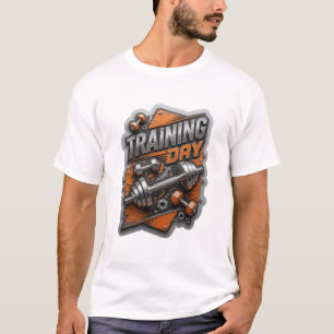 Camiseta gráfica Edgy Silver TRAINING DAY