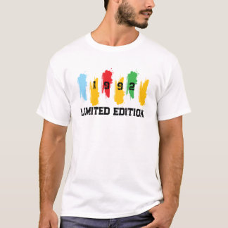 Camiseta Gráfica Edição Limitada 1992 Minimalista