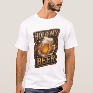 Camiseta Gráfica Elegante SEGURA MINHA CERVEJA