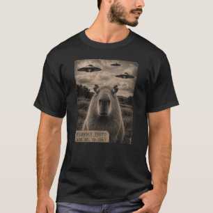 Camiseta Gráfica Engraçada de Capivara, Foto de Ev
