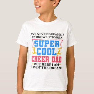 Camiseta Gráfica Engraçada de Cheerleading Masculi