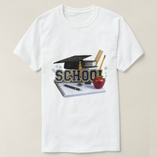 Camiseta Gráfica Escolar | Camiseta de Estudante d