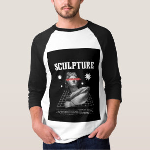 Camiseta Gráfica Escultura Artística Camiseta Le