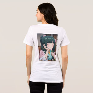Camiseta Gráfica Estética de Menina Anime Fofa K