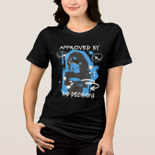 Camiseta Gráfica Estilo Fanzine Indie