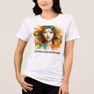 Camiseta Gráfica Feminina Arte Feminista para Mu