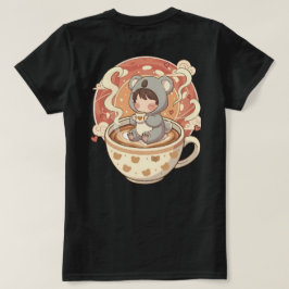 Camiseta Gráfica Feminina de Koala Fofo Kawaii