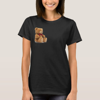 Camiseta Gráfica Feminina de Urso Teddy Clássico F