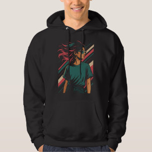 Camiseta Gráfica Feminina Estilosa Retro dos Anos